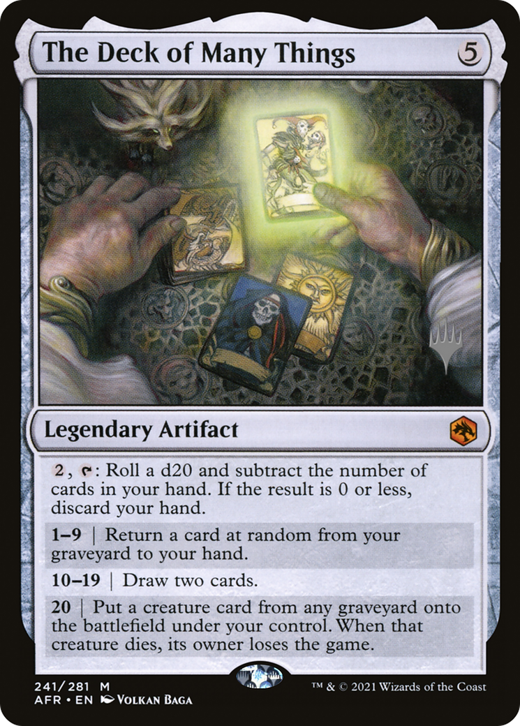 The Deck of Many Things (PPAFR-241P) (Foil)