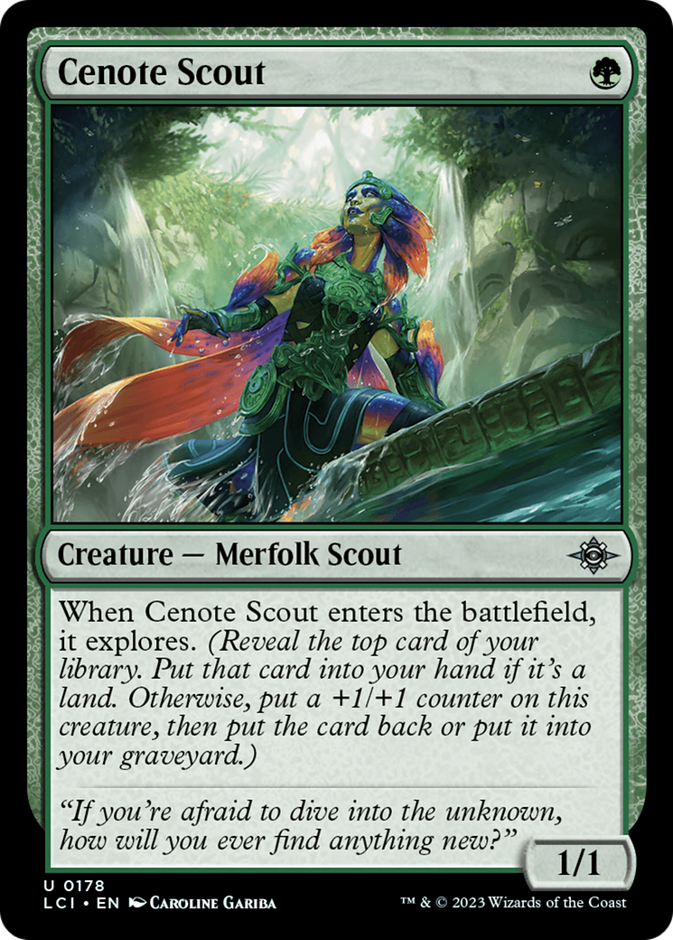 Cenote Scout (LCI-178) (Foil)
