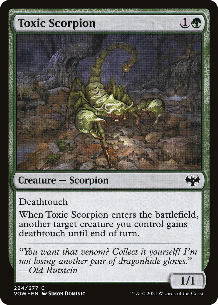 Toxic Scorpion (VOW-224) (Foil)