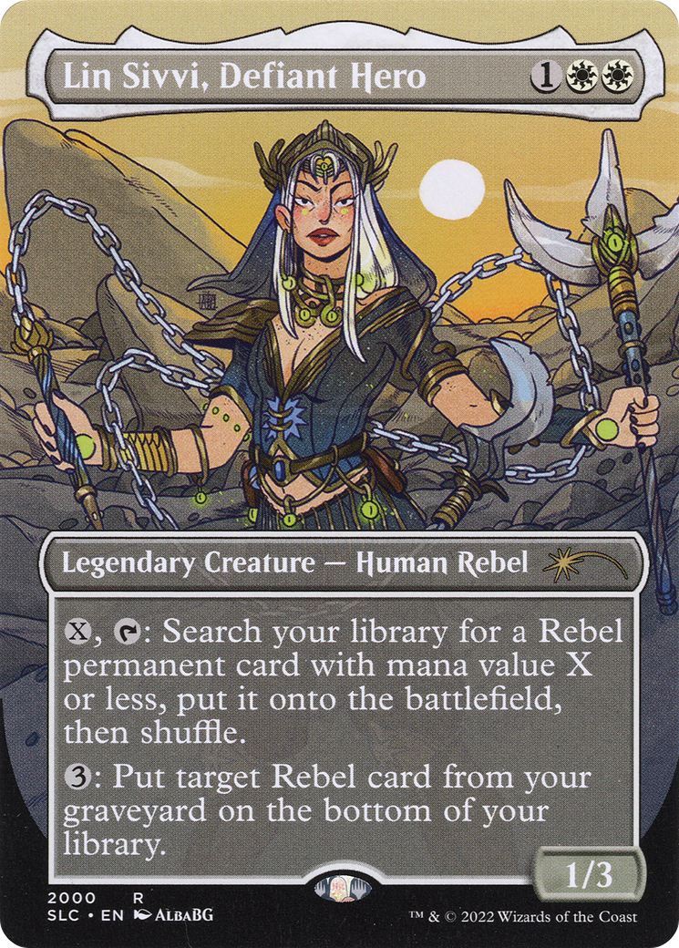 Lin Sivvi, Defiant Hero (SLC-2000) (Borderless)