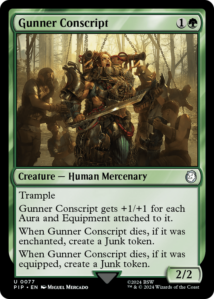 Gunner Conscript (PIP-077)