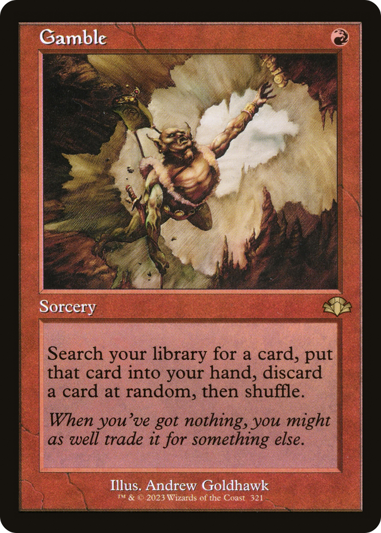 Gamble (DMR-321) (Foil)