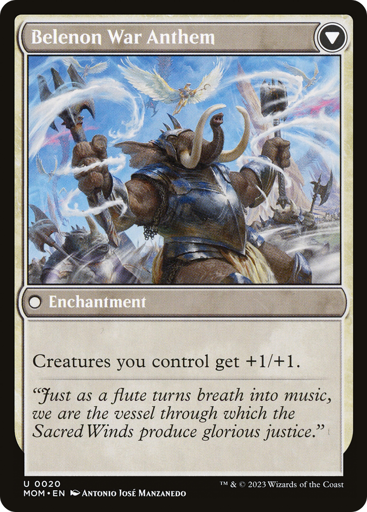 Invasion of Belenon // Belenon War Anthem (MOM-020) (Foil)