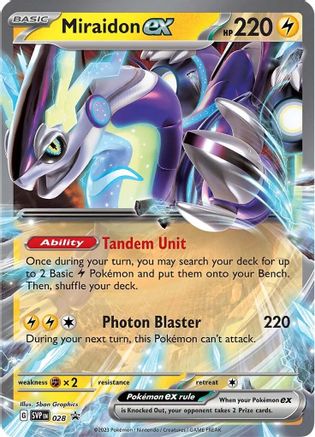 Miraidon ex (SVP-028) (Holofoil)