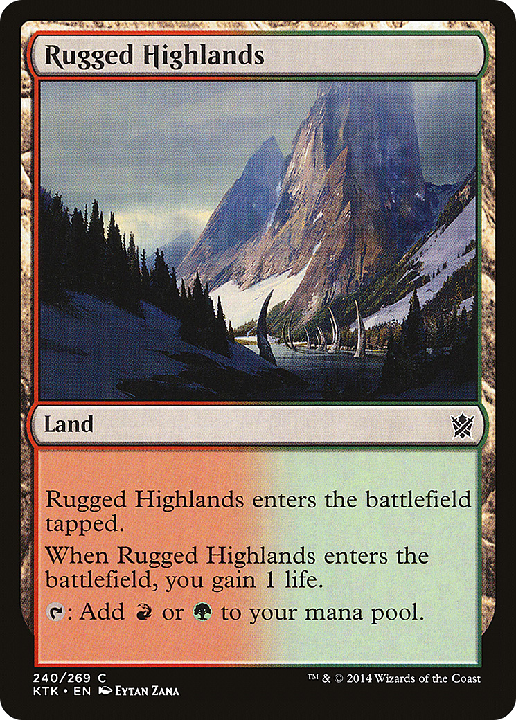 Rugged Highlands (KTK-240) (Foil)