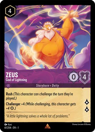 Zeus - God of Lightning (1-061)