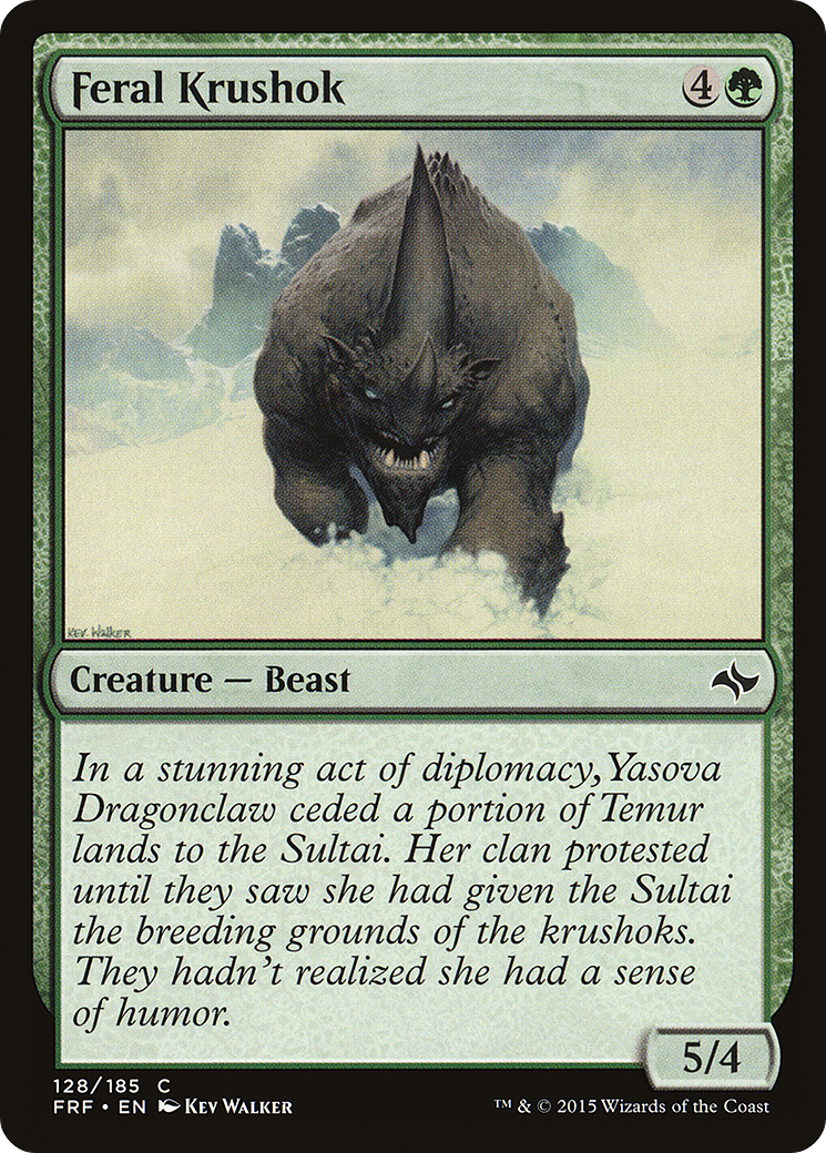 Feral Krushok (FRF-128) (Foil)