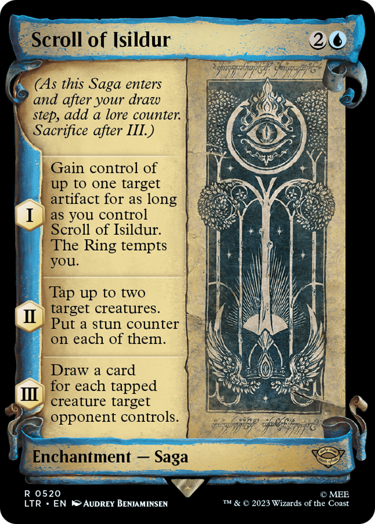 Scroll of Isildur (LTR-520) (Showcase) (Scroll) (Foil)