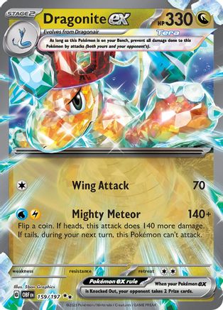 Dragonite ex (OBF-159) (Holofoil)