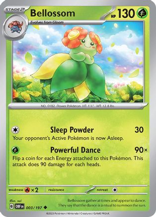 Bellossom (OBF-003) (Reverse Holofoil)