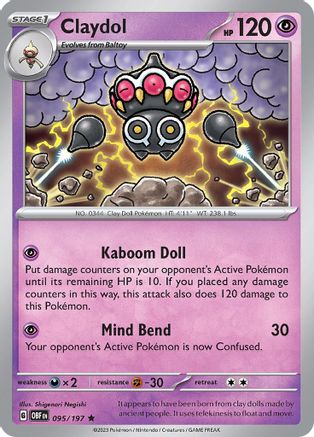 Claydol (OBF-095) (Reverse Holofoil)
