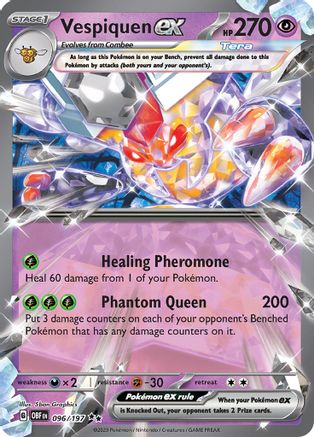 Vespiquen ex (OBF-096) (Holofoil)