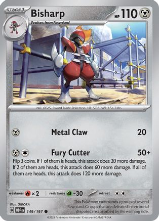 Bisharp (OBF-149) (Reverse Holofoil)