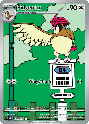 Pidgeotto (OBF-208) (Holofoil)