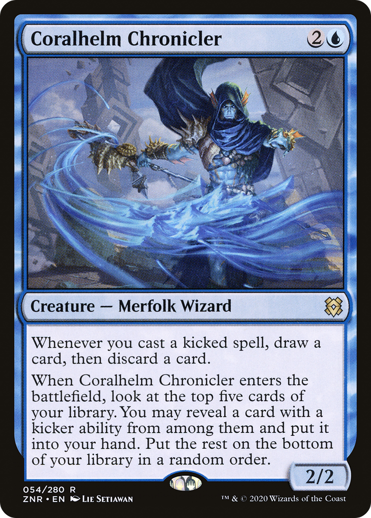 Coralhelm Chronicler (ZNR-054) (Foil)