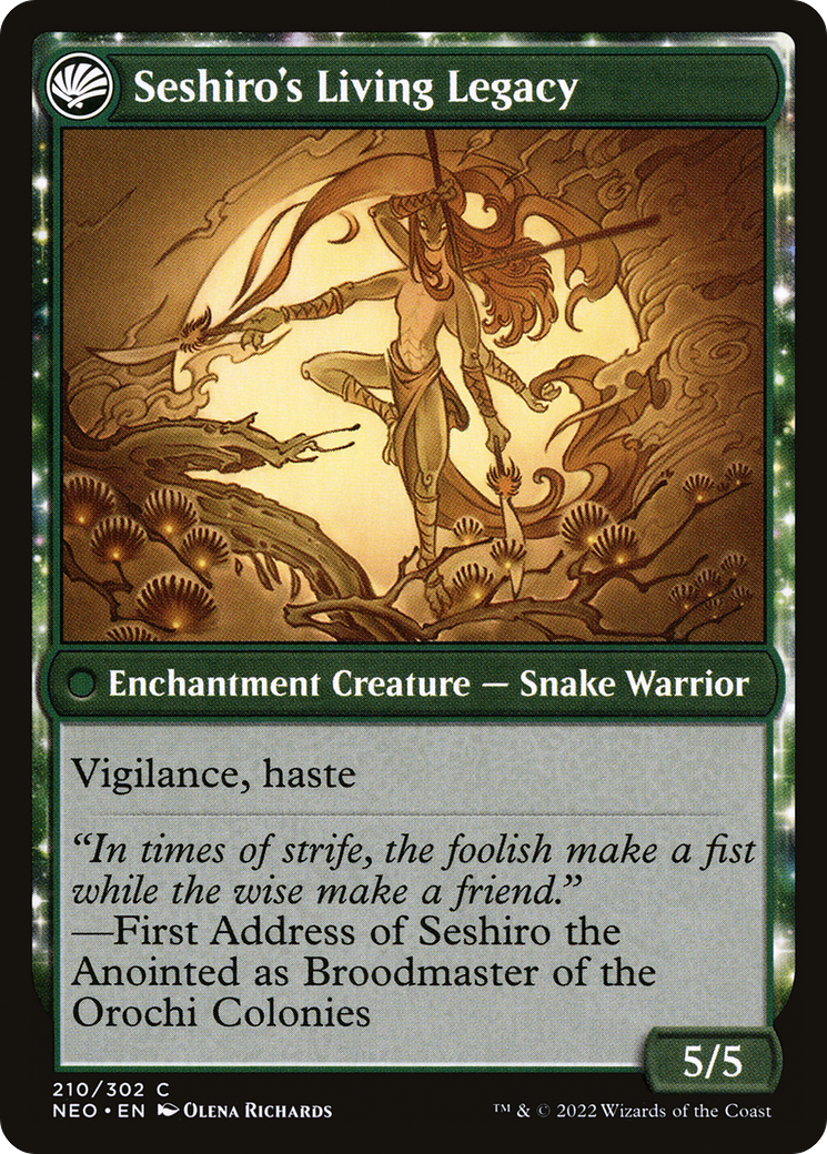 Tales of Master Seshiro // Seshiro's Living Legacy (NEO-210) (Foil)