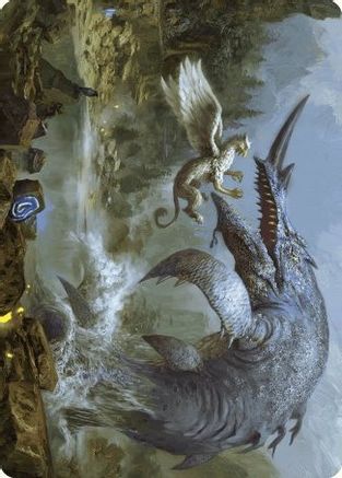 Horned Loch-Whale Art Card (ASWOE-006)