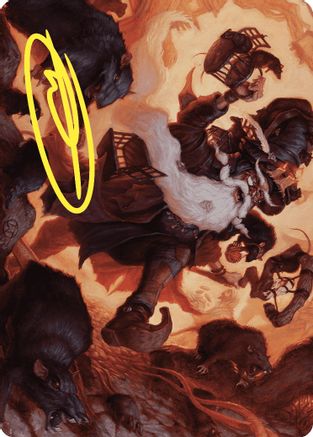 Tattered Ratter Art Card (Gold-Stamped Signature) (ASWOE-020)