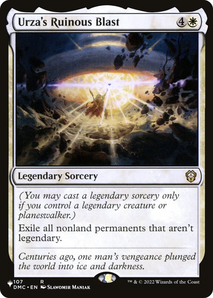 Urza's Ruinous Blast (LIST-DMC-107)