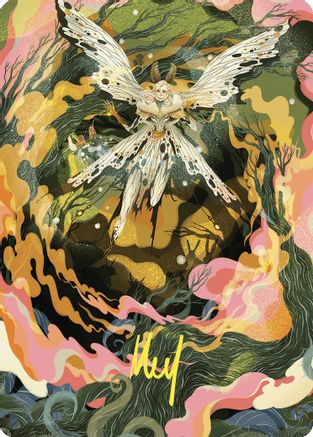 Greater Auramancy Art Card (Gold-Stamped Signature) (ASWOE-061)