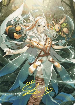 Greater Auramancy Anime Art Card (Gold-Stamped Signature) (ASWOE-076)