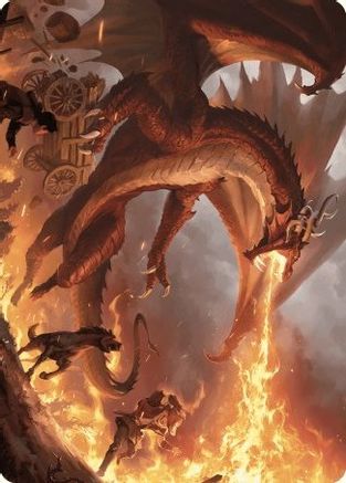 Realm-Scorcher Hellkite Art Card (ASWOE-019)
