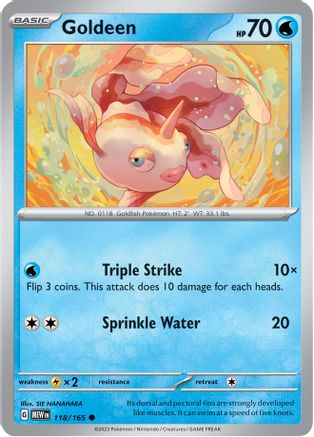 Goldeen (MEW-118) (Reverse Holofoil)