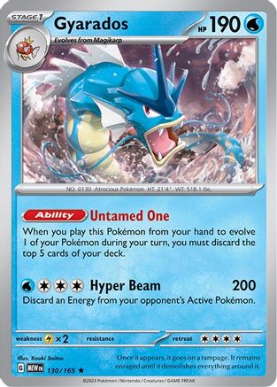 Gyarados (MEW-130) (Holofoil)