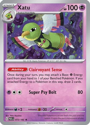 Xatu (PAR-072) (Holofoil)