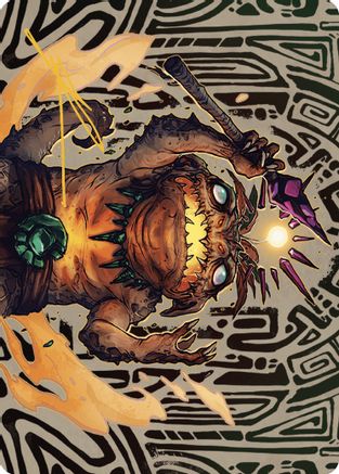 Zoyowa Lava-Tongue Art Card (Gold-Stamped Signature) (ASLCI-054)