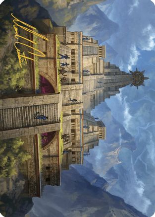 Barracks of the Thousand Art Card (Gold-Stamped Signature) (ASLCI-006)