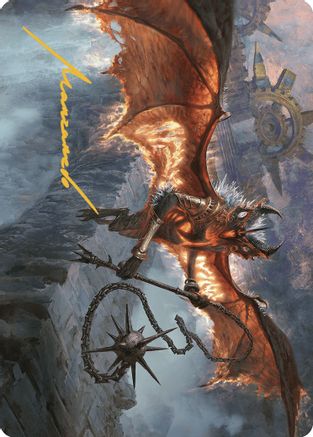 Bloodletter of Aclazotz Art Card (15/81) (Gold-Stamped Signature) (ASLCI-015)