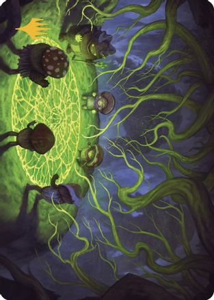Growing Rites of Itlimoc Art Card (Gold-Stamped Planeswalker Symbol) (ASLCI-026)