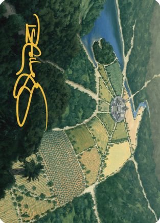 Restless Prairie Art Card (Gold-Stamped Signature) (ASLCI-043)