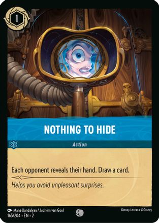 Nothing to Hide (2-165)