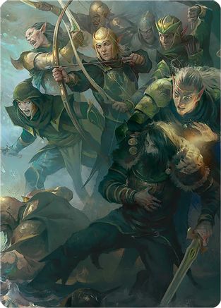 Galadhrim Brigade Art Card (ASLTR-012)