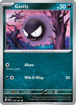 Gastly (PAF-055) (Reverse Holofoil)