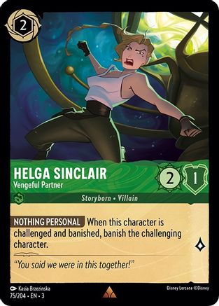 Helga Sinclair - Vengeful Partner (3-075) (Cold Foil)