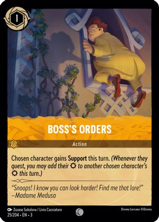 Boss's Orders (3-025)