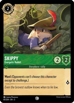 Skippy - Energetic Rabbit (3-087) (Cold Foil)