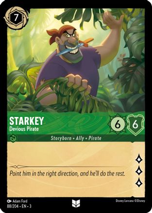 Starkey - Devious Pirate (3-088) (Cold Foil)