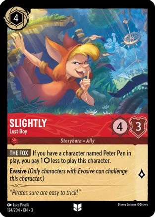 Slightly - Lost Boy (3-124) (Cold Foil)