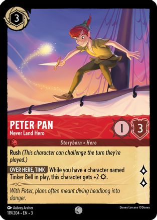 Peter Pan - Never Land Hero (3-119) (Cold Foil)