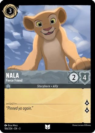 Nala - Fierce Friend (3-186) (Cold Foil)