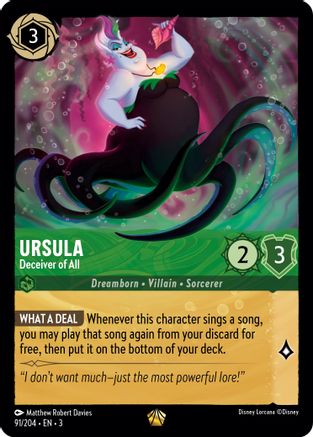 Ursula - Deceiver of All (3-091)