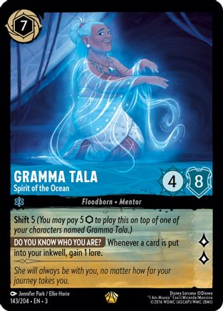 Gramma Tala - Spirit of the Ocean (3-143)