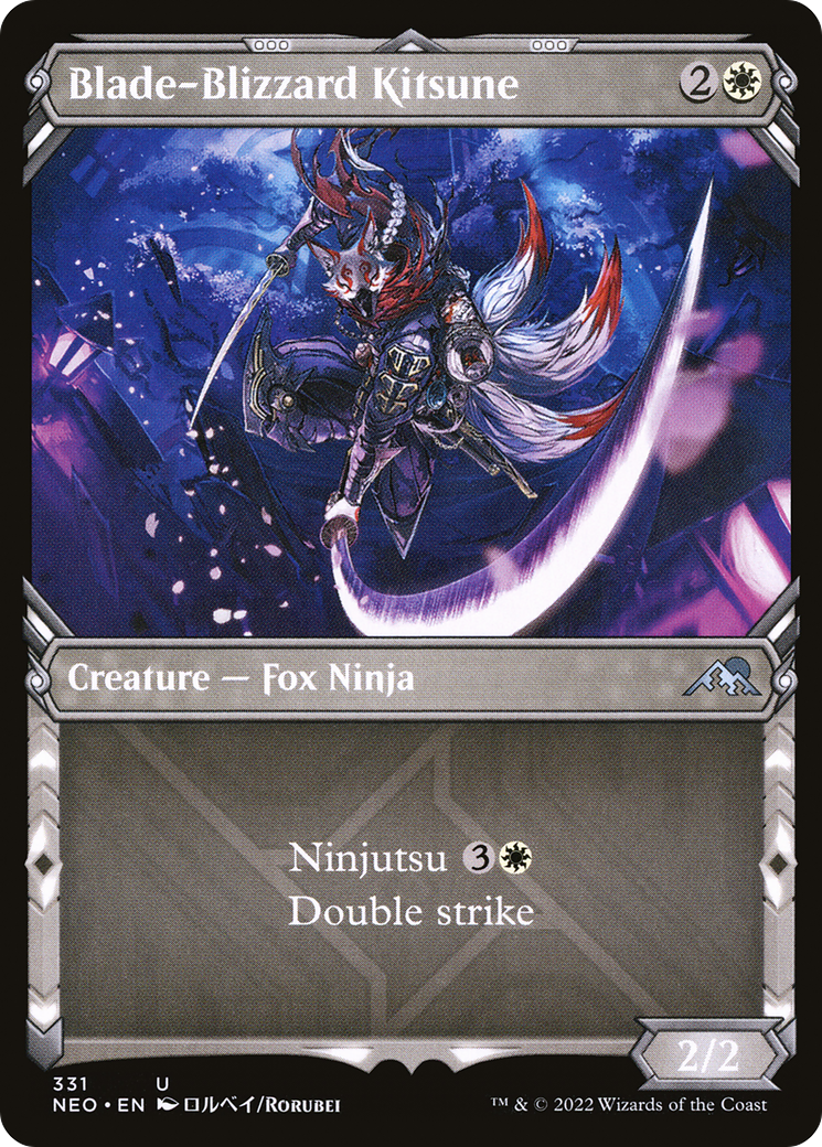 Blade-Blizzard Kitsune (NEO-331) (Showcase)