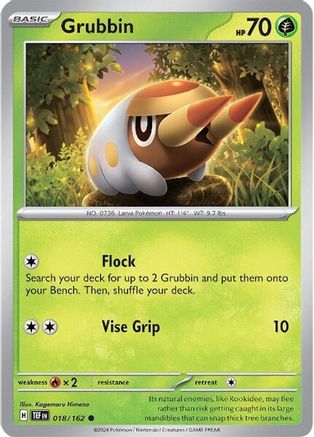 Grubbin (TEF-018) (Reverse Holofoil)