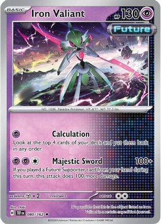 Iron Valiant (TEF-080) (Holofoil)