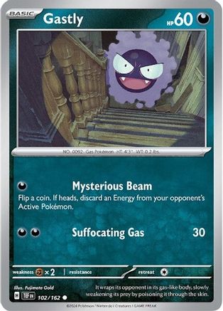 Gastly (TEF-102) (Reverse Holofoil)